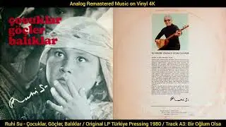 Ruhi Su - Bir Oğlum Olsa (Original LP Song Analog Remastered 1980) 4K