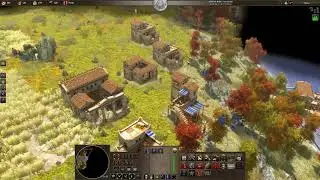 0 A.D. Alpha 22 Venustas, First Play on Map 'Wild Lake': Valerianis vs krumpli90 (Open Source RTS)