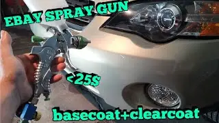 Cheap spray gun BASECOAT+CLEARCOAT