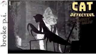 Black & White Noir Detective Story - Cat Detective Albert Wilde - Part 1