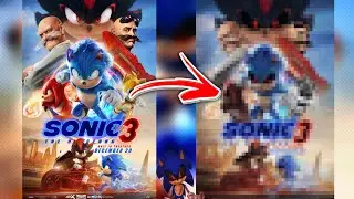 Adding Sonic.EXE in the Sonic Movie 3 Poster!