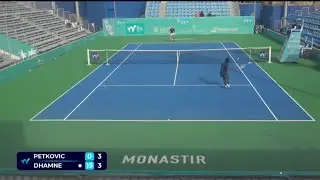 Match Highlights | Manas Dhamne vs Mika Petkovic | M15 Monastir QF