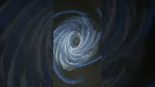 Chalk Spiral Galaxy