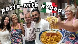 HANDMADE PASTA WITH AN ITALIAN GRANDMA! Palombara, Italy 🇮🇹 Property Couple Honeymoon Vlog