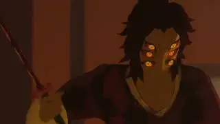 Kukushibo vs senmai&sbquo; genya&sbquo; gyomi &sbquo;and muchir [Full fight] fan animation 