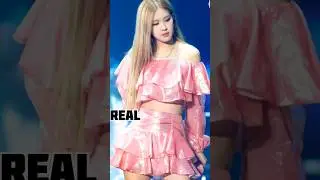 real vs mine drawing||blackpink rose easy drawing idea#blackpink #blinks #viral #artideas #shorts