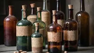 Magical Elixir Potion Bottles Frame TV Art Screensaver 🔮Witch Brew Apothecary, Spooky Haunted Gothic