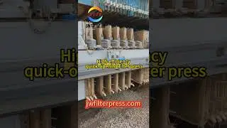 High-efficiency quick-opening filter press#filterpress#filterplate #machine #membrane #mining