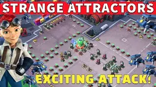 STRANGE ATTRACTORS - an EXCITING solo 😲 critters vs lazors - BOOM BEACH gameplay/attack strategy