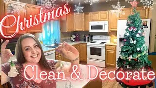 Christmas clean and decorate with me 2020 || Christmas prep 2020 || cleaning motivation