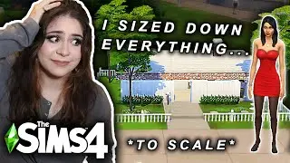 BUILDING THE TINIEST HOUSE POSSIBLE IN SIMS 4 | SIMS 4 SMALLEST BUILD CHALLENGE | GRIMSIMMER