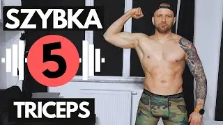 SZYBKA 5 🔥 5 ćwiczeń na TRICEPS W DOMU