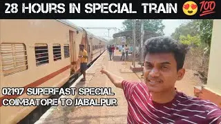 Udupi to Itarsi Train Journey In Sleeper Class | 02197 Coimbatore to Jabalpur Superfast Special