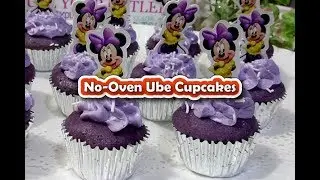 No Oven Ube Cupcakes Recipe  |  How to cook Ube Cupcake with No Oven