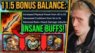 11.5 Bonus Balance - Duality Is INSANE Now! (& Some Important Nerfs) - SMITE