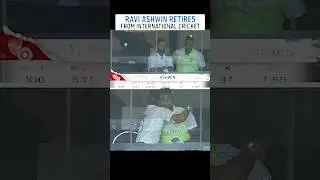Ravi ashwin retires 😓 #cricket #sg #bgt2024