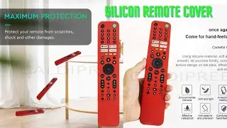 CALDIPREE - Silicone Remote cover unboxing | sony tv remote | anti slip remote cover #sonytv #remote