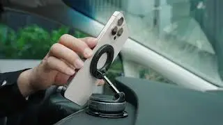 K007 Strong Magnetic Car Phone Holder Foldable 360&deg; Vacuum Mount for Car/Desk/Bathroom/Universal Use