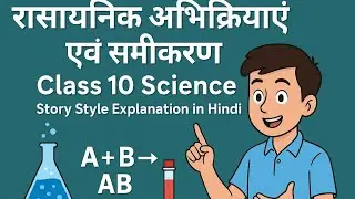 रासायनिक अभिक्रियाएँ एवं समीकरण | Class 10 Science Story Style Explanation in Hindi