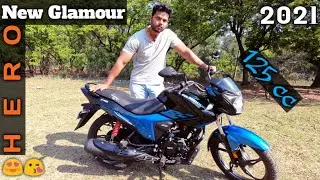 2021 New Hero Glamour Bs6 || All New Features || Detailed Review In Hindi || Colors & Price ||