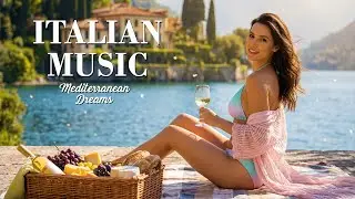 🎶 Italian Vibes & Mediterranean Music 🇮🇹 2+ Hours Scenic Amalfi Coast & Lake Como Relaxation 4K