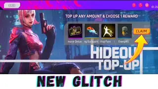 NEW GLITCH HIDEOUT FREE TOP UP 🤯 FREE ELITE PASS DISCOUNT⚡NEW HIDEOUT EVENT 🔥👻