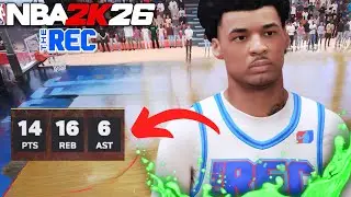 PRIME VICTOR WEMBANYAMA BUILD is UNSTOPPABLE in RANDOM REC on NBA 2K26