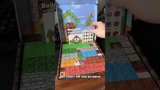 🏗️ Montessori-Inspired Magnetic Blocks for Creative Kids! 🌈 #minecraft #stem#gaming #stemtoys  #lego
