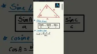 sin & cos law #shorts #viral #mathtricks