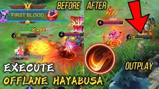 LEARN FROM RYLLES HOW TO PLAY OFFLANE HAYABUSA WITH EXECUTE - MOBILE LEGENDS