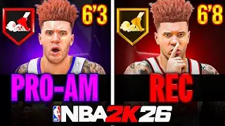 WHAT'S THE DIFFERENCE BETWEEN A PRO AM BUILD AND A REC BUILD IN NBA 2K26?