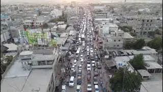 Drown Views of Awami Long March of PPP in Thatha