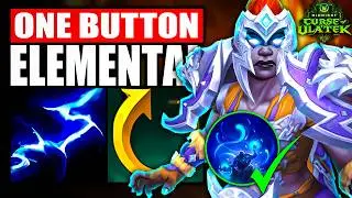 ONE BUTTON Elemental Shaman is BROKEN! 12.1 SBA Guide [WoW Midnight]