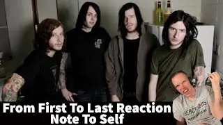 From First To Last Reaction -  Note To Self Song Reaction!