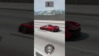 Super Sport Cars - Brake Test #1 - BeamNG Drive
