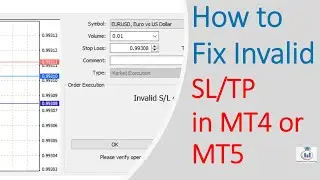 Как исправить недействительный Stop Loss или Take Profit в MT4 и MT5