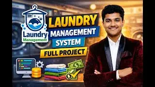 Laundry Management System Project | FullStack | Complete Project Demo