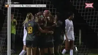 Texas at Baylor Soccer Highlights