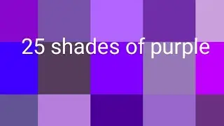 25 different shades of purple color and their names /purple shades#purple#colors#shortvideo#trending