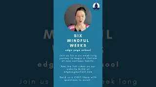 Six Mindful Weeks with Michelle Rae Sobi, RYS #edgeyogaschool #michelleraesobi #wellnessworkshop