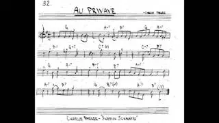 Au Privave  - Play along - Backing track (Bb key score trumpet/tenor sax/clarinet)