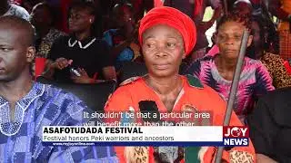Asafotudada Festival: Festival honors Peki warriors and ancestors. #JoyNews