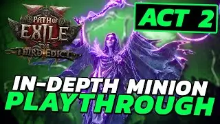FULL CAMPAIGN PLAYTHROUGH with MINIONS! - PoE 2 Lich Leveling Guide [Act 2]