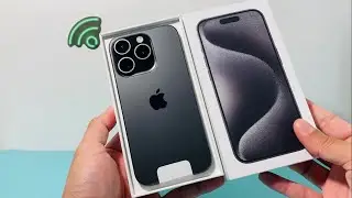 iPhone 15 Pro Black Titanium Unboxing!