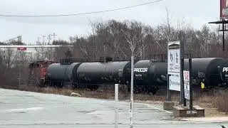 Unexpected Catch! CN L505 - Akerley Blvd railroad crossing - Burnside, NS