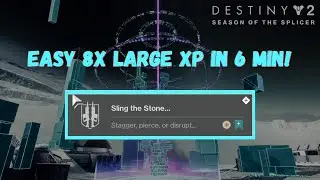 Sling the Stone Weekly Challenge | COMPLETE IN 6 MINUTES! | Season of the Splicer | #Destiny2