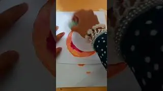 Easy Painting Fairy on the moon painting #shorts #viral #shorts #tiktok #satisfying #easy #painting