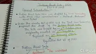 General Introduction on IPC,1860 , crime, types of crime