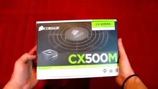 Corsair CX Series&trade; Modular CX500M Unboxing
