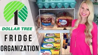 DOLLAR TREE Fridge Organization | HOW To KEEP Your FRIDGE ORGANIZED